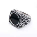 Midnight Heritage 925 Silver Men's Ring