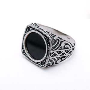 Midnight Heritage 925 Silver Men's Ring