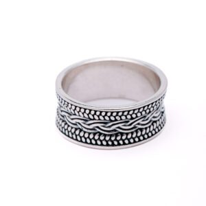 Celtic Weave Silver Band Ring