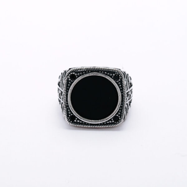 Midnight Heritage 925 Silver Men's Ring 3