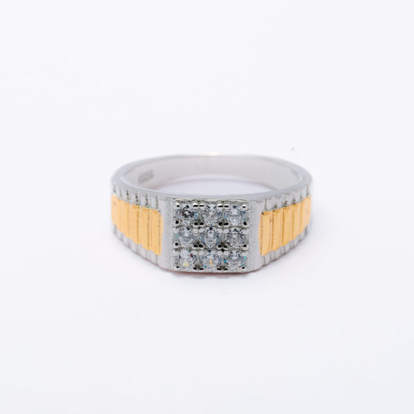 Golden Crest CZ 925 Silver Ring 2