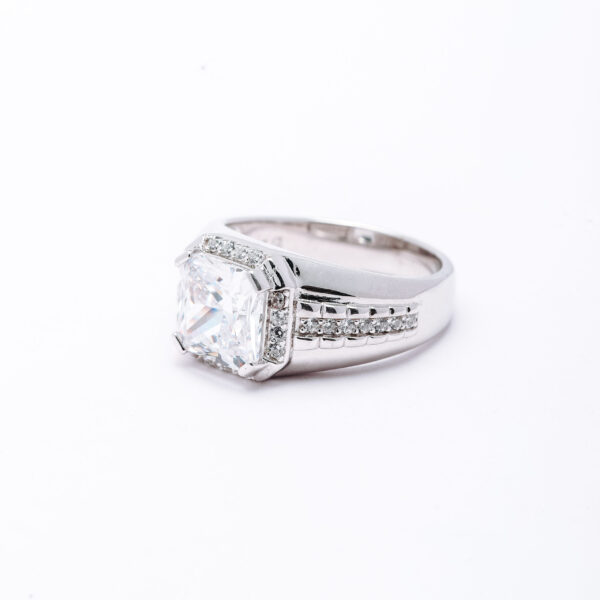 Imperial Princess CZ 925 Silver Men's Ring 2