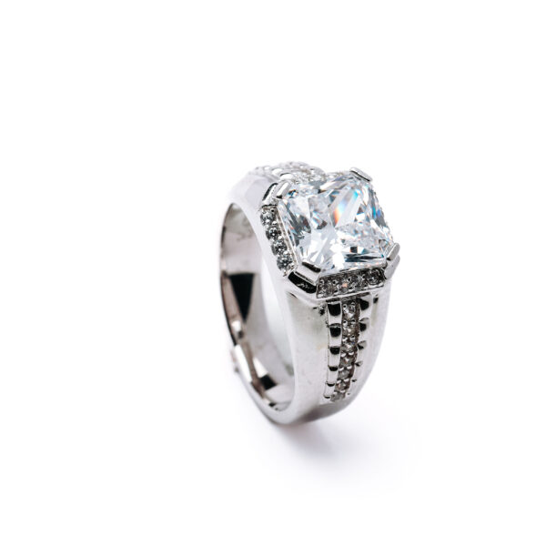 Imperial Princess CZ 925 Silver Men's Ring 5