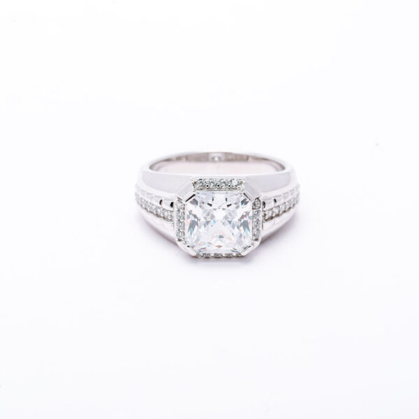 Imperial Princess CZ 925 Silver Men's Ring 6