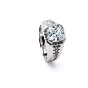 Imperial Princess CZ 925 Silver Men's Ring