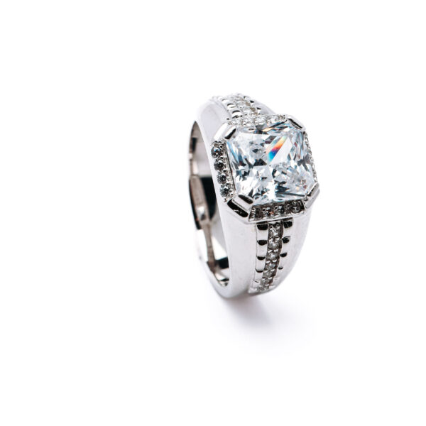 Imperial Princess CZ 925 Silver Men's Ring