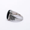 Onyx Royale 925 Silver Men's Ring 3