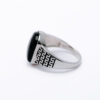 Onyx Royale 925 Silver Men's Ring 4