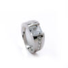 Prestige Emerald CZ Silver Men's Ring 3