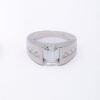 Prestige Emerald CZ Silver Men's Ring