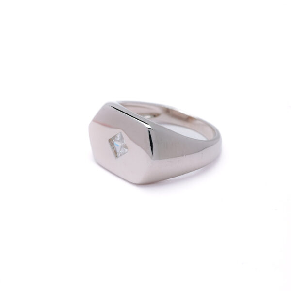 Royal Signet CZ 925 Silver Ring 3