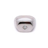 Royal Signet CZ 925 Silver Ring