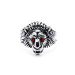 Silver Royal Lion Statement Ring