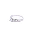 Aurora Princess Solitaire Silver Ring 2