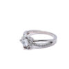 Celestial Bloom Solitaire Silver Ring 2