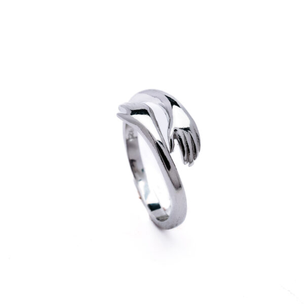 Eternal Embrace Open Ring Silver Ring 2