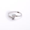 Opaline Heart Spark 925 Silver Ring