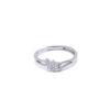 Silver Blossom Crystal Ring 4