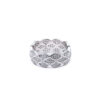 Silver Crystal Bloom Band Ring 2