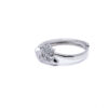 Silver Floral Sparkle Ring 3