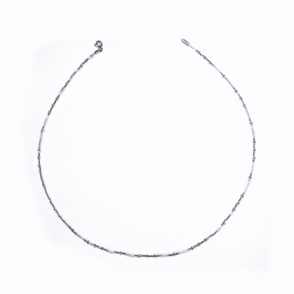 Beaded Box Chain Necklace