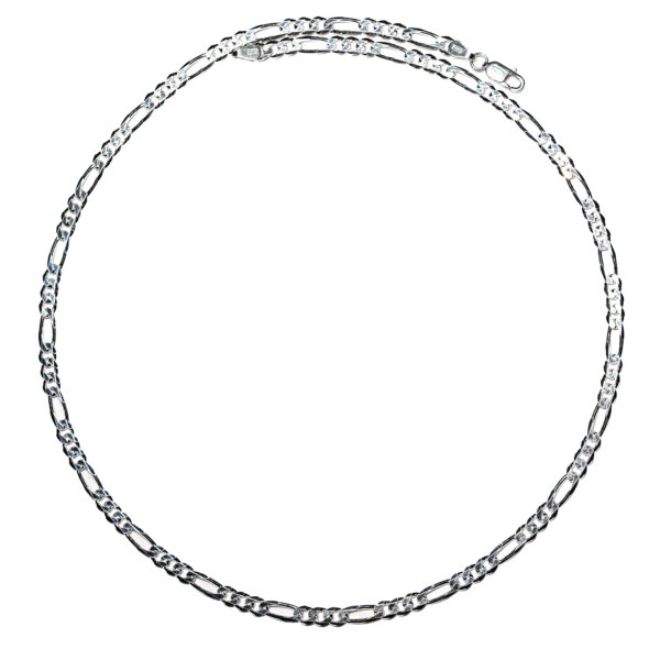 Silver Figaro Chain For Him