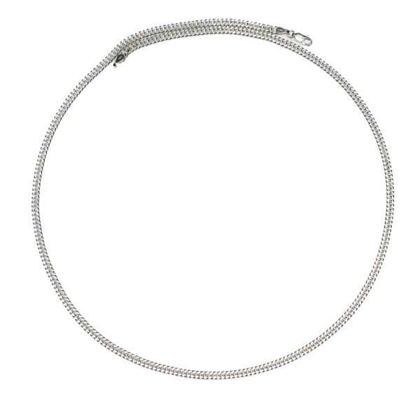 Silver Curb Chain For Him
