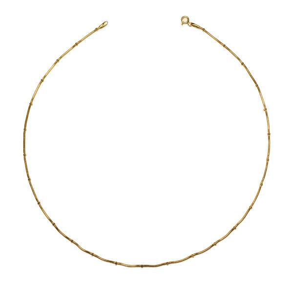 Gold Satellite Chain Necklace