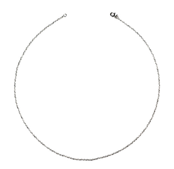 Fine Twisted Rope Chain Necklace