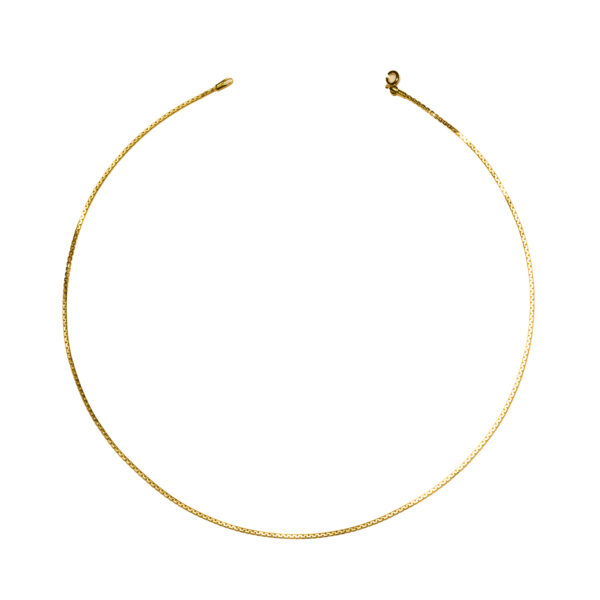 Fine Gold Box Chain Necklace