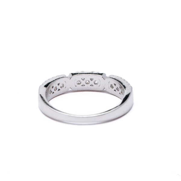Celeste Halo Sparkle 925 Silver Ring 3