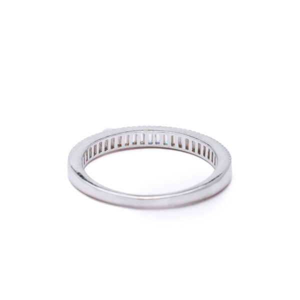 Luna Baguette Eternity 925 Silver Ring 2