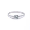 Silver Classic Solitaire Ring 3
