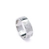 Silver Crystal Pattern Band Ring 4