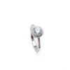 Silver Halo Solitaire Ring 3