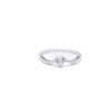 Silver Heart Solitaire Ring 1