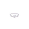 Silver Heart Solitaire Ring 3