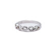 Silver Infinity Twist Ring 1