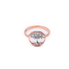 Silver Tree of Life Rose Gold Ring 3